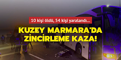 Kuzey Marmara'da zincirleme kaza... Çok sayıda ölü ve yaralı var!