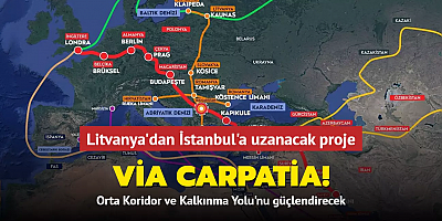 Litvanya'dan İstanbul'a uzanarak Orta Koridor ve Kalkınma Yolu'nu güçlendirecek: Via Carpatia