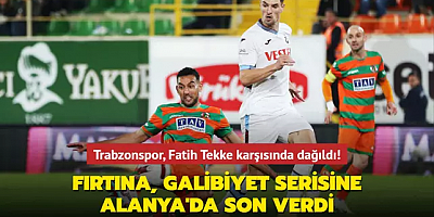 MAÇ SONUCU: Alanyaspor 3-1 Trabzonspor
