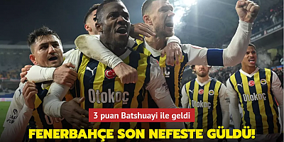 MAÇ SONUCU: Başakşehir 0-1 Fenerbahçe