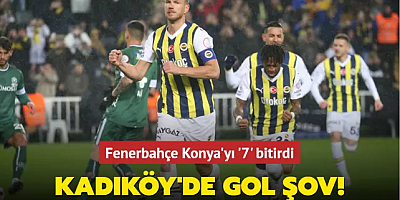 MAÇ SONUCU: Fenerbahçe 7-1 Konyaspor