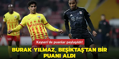 MAÇ SONUCU: Kayserispor 0-0 Beşiktaş