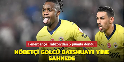 MAÇ SONUCU: Trabzonspor 2-3 Fenerbahçe