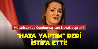 Macaristan'da Cumhurbaşkanı Katalin Novak depremi! 