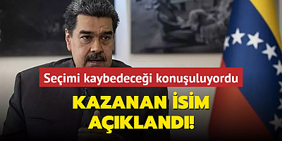 Maduro'nun kaybedeceği konuşuluyordu... Venezuela'da seçimi kazanan isim açıklandı!