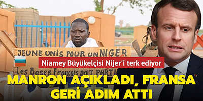 Manron açıkladı, Fransa geri adım attı: Niamey Büyükelçisi Nijer'i terk ediyor
