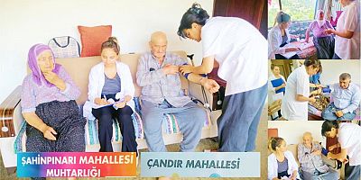 MERSİN TOROSLAR İLÇE SAĞLIK MÜDÜRLÜĞÜ BÜNYESİNDE ÇALIŞMALARI ÇANDIR VE ŞAHİNPINARI KÖYLERİNDE ARALIKSIZ DEVAM EDİYOR