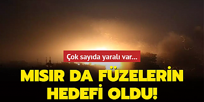 Mısır da füzelerin hedefi oldu! Çok sayıda yaralı var...