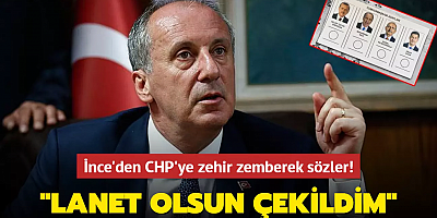 Muharrem İnce'den CHP'ye sert eleştiri... 