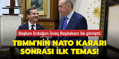 NATO kararı sonrası ilk temas! Başkan Erdoğan İsveç Başbakanı Ulf Kristersson ile görüştü