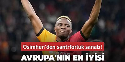 Osimhen'den santrforluk sanatı!