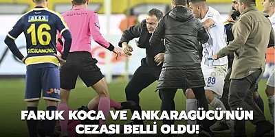 PFDK Faruk Koca ve Ankaragücü'ne verilen cezaları açıkladı!