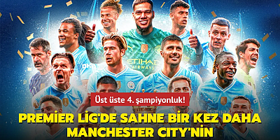 Premier Lig'de sahne bir kez daha Manchester City'nin! Üst üste 4. şampiyonluk