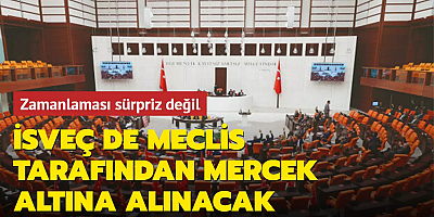 Protokolün Meclis'e gönderilmesinin zamanlaması sürpriz değil... İsveç 70 sözleşme sırası bekleyecek