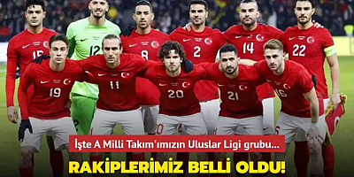 Rakiplerimiz belli oldu! İşte A Milli Takım'ımızın Uluslar Ligi grubu...