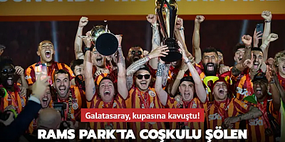 RAMS Park'ta coşkulu şölen! Şampiyon Galatasaray, kupasına kavuştu