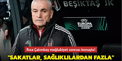 Rıza Çalımbay mağlubiyet sonrası konuştu! 