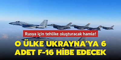 Rusya için tehlike oluşturacak hamle! O ülke Ukrayna'ya 6 adet F-16 hibe edecek