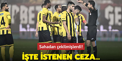 Sahadan çekilmişlerdi! İşte istenen ceza...
