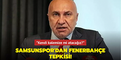 Samsunspor başkanından Fenerbahçe tepkisi! 