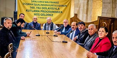 ŞANLIURFA PLATFORMU MERSİN TEMSİLCİLİĞİ, ŞANLIURFA'NIN KURTULUŞUNUN 106.YIL DÖNÜMÜNÜ TÖRENLE ANDI