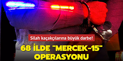 Silah kaçakçılarına büyük darbe! 68 ilde 