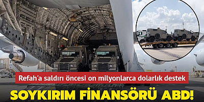 Soykırım finansörü ABD! Refah'a saldırı öncesi İsrail'e on milyonlarca dolarlık destek