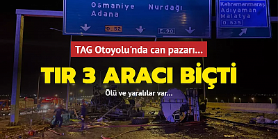 TAG Otoyolu'nda can pazarı... Tır 3 aracı biçti: Ölü ve yaralılar var...