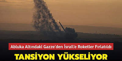 Tansiyon Yükseliyor: Abluka Altındaki Gazze'den İsrail'e Roketler Fırlatıldı