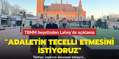 TBMM heyetinden Lahey'de açıklama... 