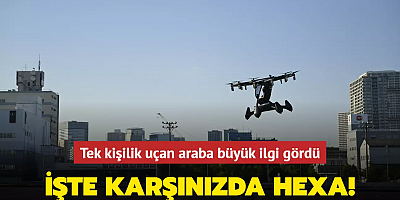 Tek kişilik uçan araba: HEXA