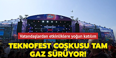TEKNOFEST coşkusu tam gaz sürüyor... Vatandaşlardan etkinliklere yoğun katılım