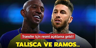 Transfer için resmi açıklama geldi! Anderson Talisca ve Sergio Ramos...
