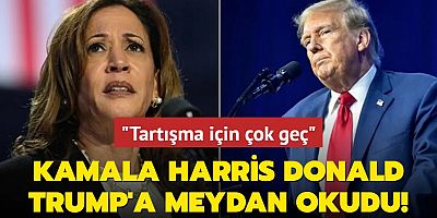 Trump, Harris'in CNN'de canlı yayın önerisini reddetti: Tartışma için çok geç