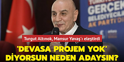 Turgut Altınok, Mansur Yavaş'ı eleştirdi... 'Devasa projem yok' diyorsun neden büyükşehir adayı oluyorsun?