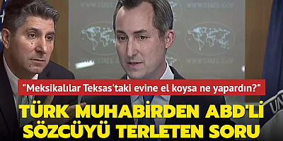 Türk muhabirden ABD'li sözcüyü terleten işgalci sorusu... 