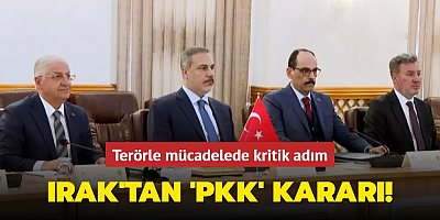 Türkiye-Irak Güvenlik Zirvesi'nde ortak bildiri: Irak PKK'yı yasakladı!