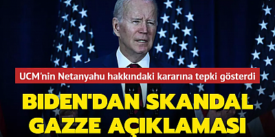 UCM'nin Netanyahu hakkındaki kararına tepki gösterdi... Biden'dan skandal Gazze açıklaması