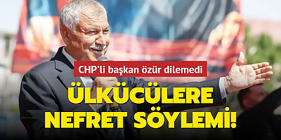 Ülkücülere nefret söylemi!