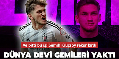 Ve bitti bu iş! Semih Kılıçsoy rekor kırdı: Dünya devi gemileri yaktı...