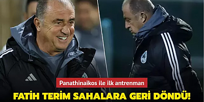 Ve Fatih Terim sahalara geri döndü! Panathinaikos ile ilk antrenman