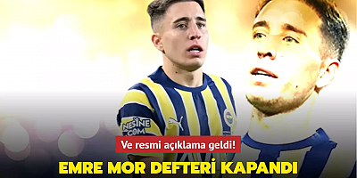 Ve resmi açıklama geldi! Emre Mor transferi gerçekleşiyor