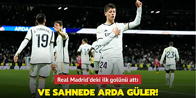 Ve sahnede Arda Güler! Real Madrid'deki ilk golünü attı