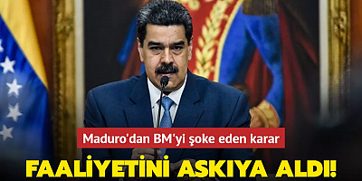 Venezuela'dan Birleşmiş Milletlere yaptırım! Askıya aldılar
