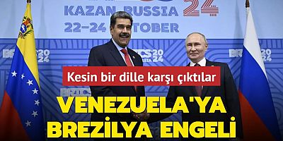 Venezuela'ya Brezilya engeli! Kesin bir dille karşı çıktılar