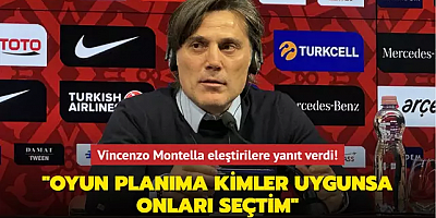 Vincenzo Montella eleştirilere yanıt verdi! 