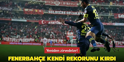 Yeniden zirvedeler! Fenerbahçe kendi rekorunu kırdı
