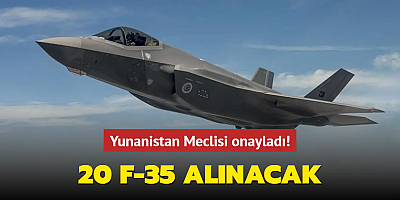 Yunanistan Meclisi onayladı! ABD'den 20 F-35 alınacak